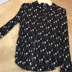 Forever 21 Longsleeve guitars shirt